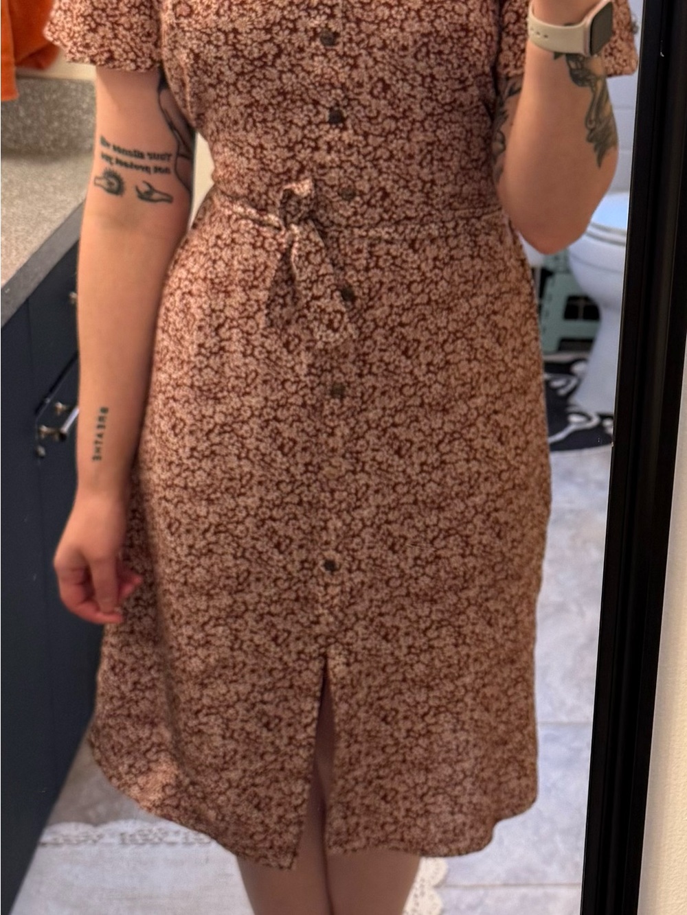 Floral Summer Dress (Fits like XS/S)